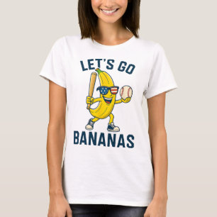 Let’s Go Nanas Funny Nana Softll Sports Usa Flag T-Shirt