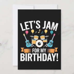 Let’s Jam For My Birthday Holiday Card