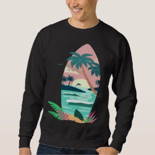 Let s make waves Save the Seas Oceans Dolphins Env Sweatshirt
