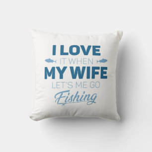 Let’s Me Go Fishing Cushion
