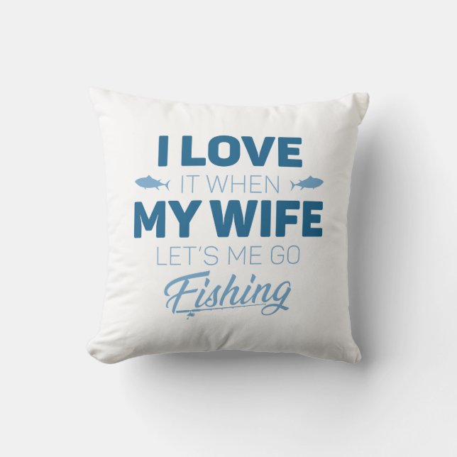 Let’s Me Go Fishing Cushion (Front)
