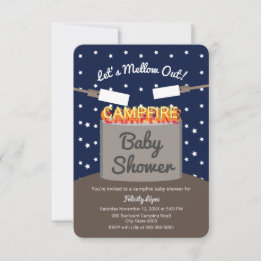 Let’s Mellow Out Modern Camping Invitation
