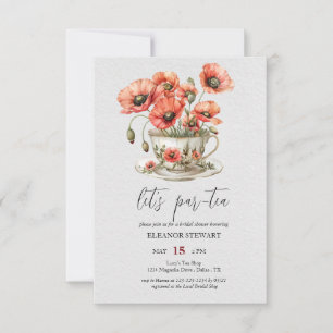 Let’s Par-Tea Tea Party Invitation