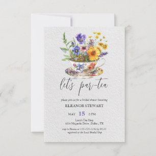Let’s Par-Tea Tea Party Invitation