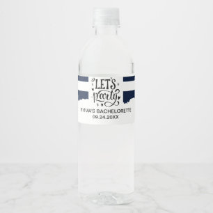 Let’s Party Celebration Water Label