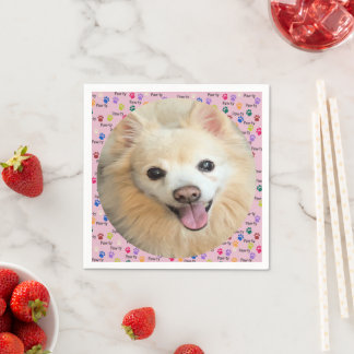 Let’s Paw-ty! Custom Dog Napkin