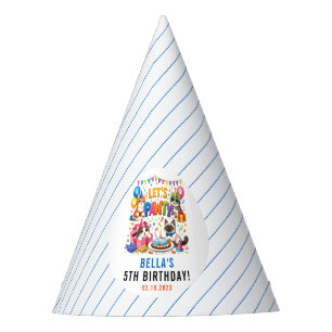 Let’s Pawty Cat 5th Birthday Cute Kitty Birthday Party Hat