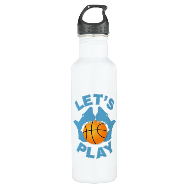 Let’s play basketball 710 ml water bottle (Front)