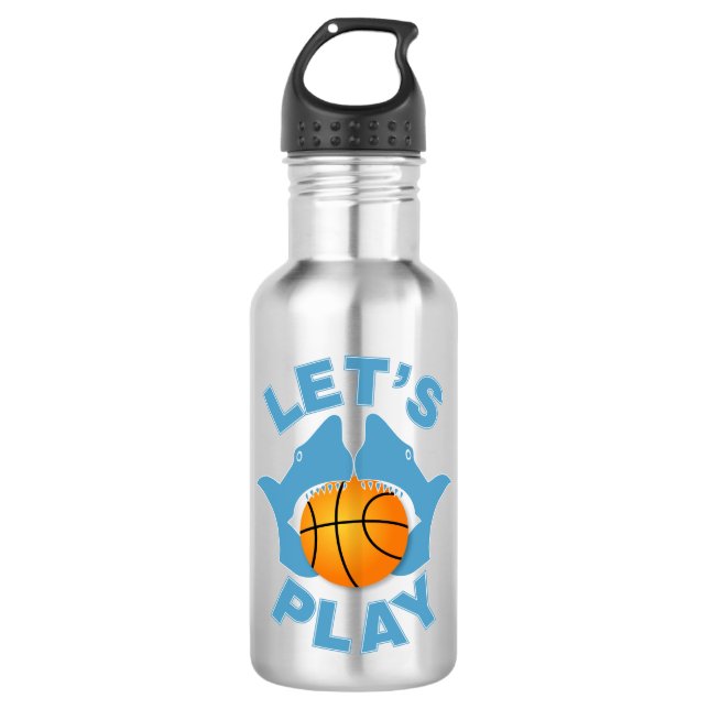 Let’s play basketball 710 ml water bottle (Front)