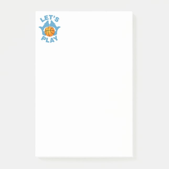 Let’s play basketball post-it notes (Front)