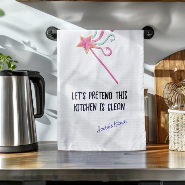 Let’s Pretend This Kitchen Is Clean Tea Towel (Creator Uploaded)