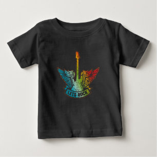 Let’s Rock Legend Rock And Roll Music Guitar Baby T-Shirt