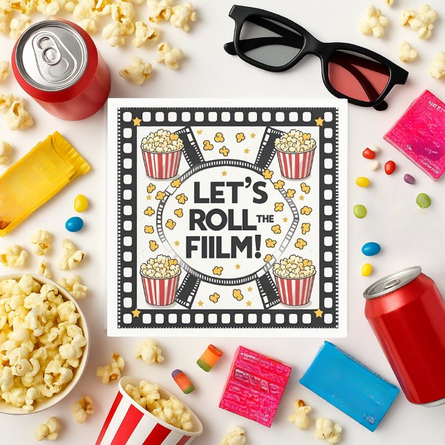 Let’s Roll the Film Napkins | Popcorn Movie Night  (Creator Uploaded)