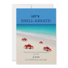 Let’s Shell-abrate! –  Girls' Birthday Invite