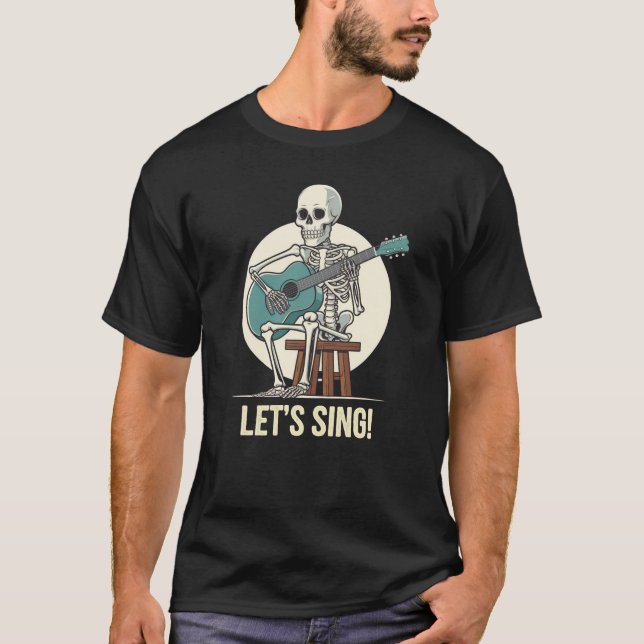 Let’s Sing “Dead Serious About Music” T-Shirt (Front)