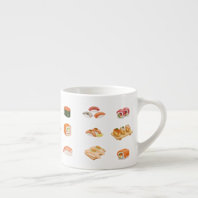 Let’s sushi and party!  espresso cup (Right)