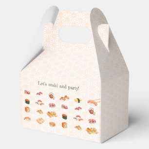 Let’s sushi and party! favour box