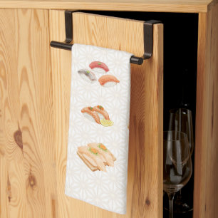 Let’s sushi and party! tea towel