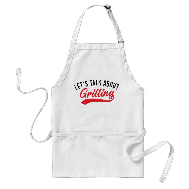 Let’s Talk About Grilling Standard Apron (Front)