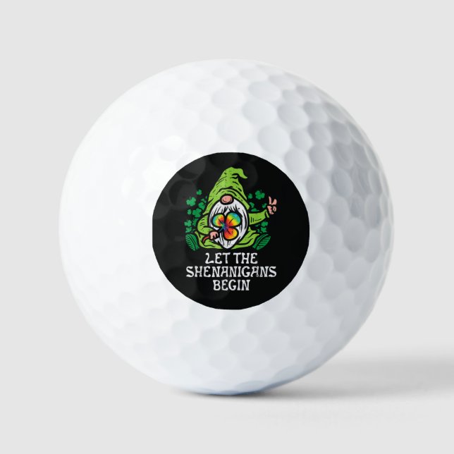 Let Shenanigans Begin Golf Balls (Front)