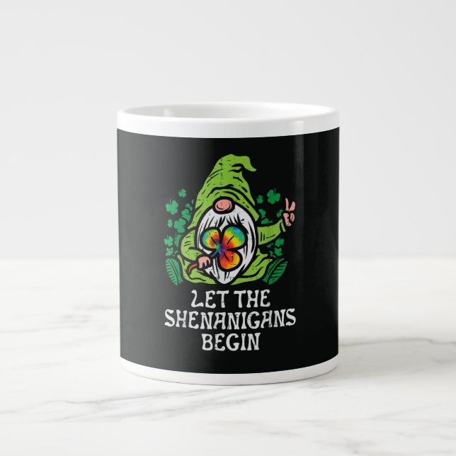 Let Shenanigans Begin Large Coffee Mug (Front)