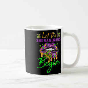 Let Shenanigans Begin Mardi Gras Y Lips Women Men  Coffee Mug