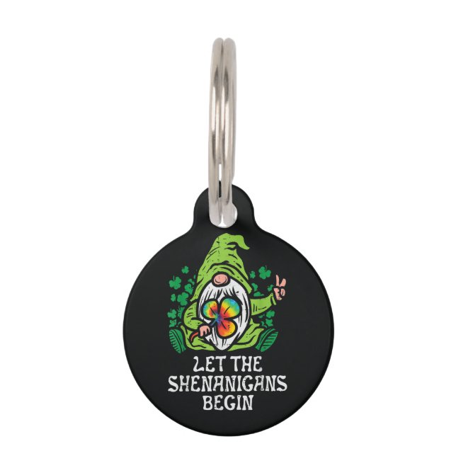 Let Shenanigans Begin Pet Tag (Front)