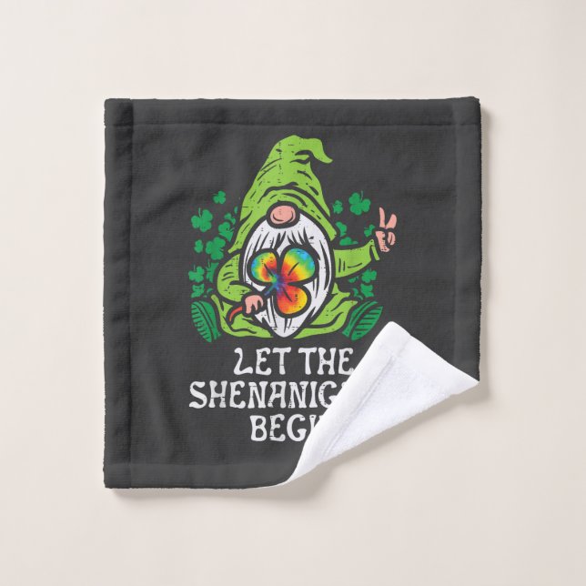 Let Shenanigans Begin Wash Cloth (Wash Cloth)