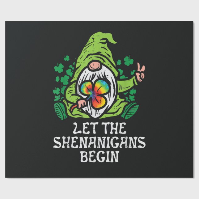 Let Shenanigans Begin Wrapping Paper (Flat)