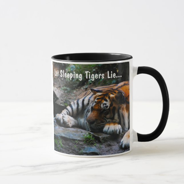 Let Sleeping Tigers Lie Mug (Right)
