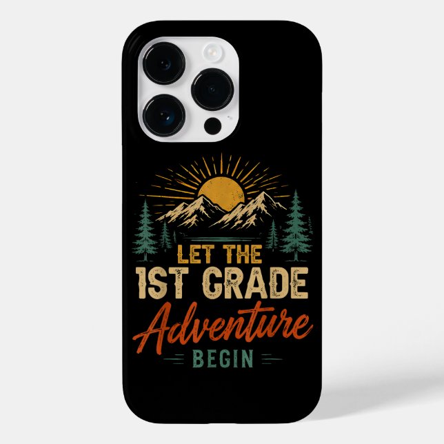 Let The 1st Grade Adventure Begin Case-Mate iPhone Case (Back)