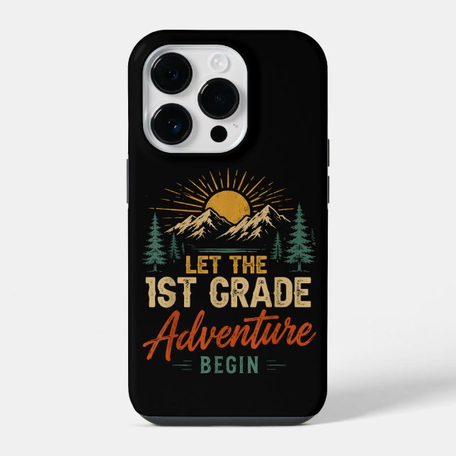 Let The 1st Grade Adventure Begin iPhone Case (Back)