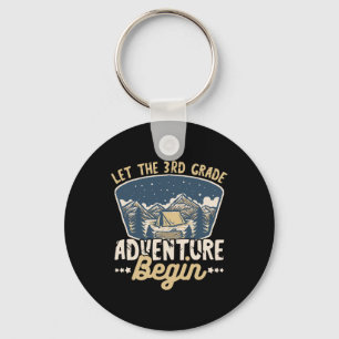 Let The 3rd Grade Adventure Begin Teacher Back to  Key Ring