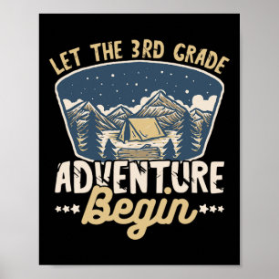 Let The 3rd Grade Adventure Begin Teacher Back to  Poster