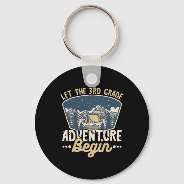 Let The 3rd Grade Adventure Begin Teacher Ck To Sc Key Ring (Front)