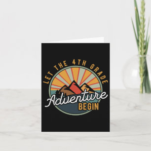 Let The 4th Grade Adventure Begin Fourth Grade Tea Card
