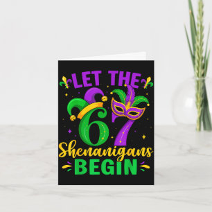 Let the 67 shenanigans begin for women men kids card