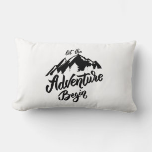 let the adventure begin amazing design chill out lumbar cushion