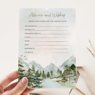 Let the Adventure Begin Baby Advice & Wishes Game