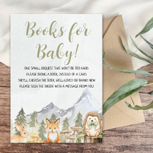 Let the Adventure Begin Baby Shower Design Enclosure Card