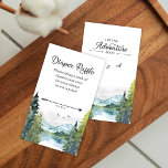 Let The Adventure Begin Baby Shower Diaper Raffle Enclosure Card<br><div class="desc">Place this books for baby card with the invite and make sure the parents will have a stocked library! Check out our entire collection to make your Let the Adventure Begin baby shower complete!</div>