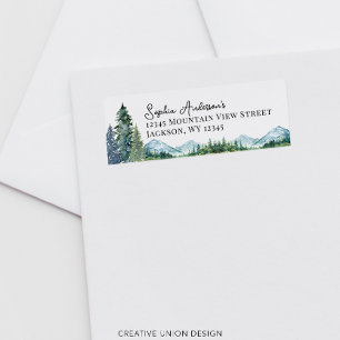 Let The Adventure Begin Baby Shower Mailing Label Return Address Label