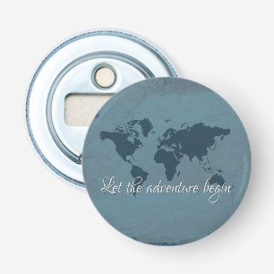 Let the adventure begin bottle opener