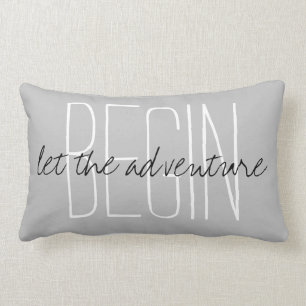 Let the adventure begin lumbar cushion