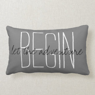 Let the adventure begin lumbar cushion