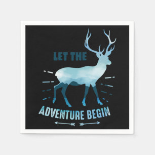 Let the Adventure Begin  Napkin
