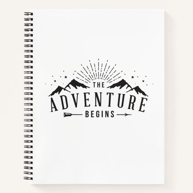 Let the Adventure Begin! Notebook (Front)