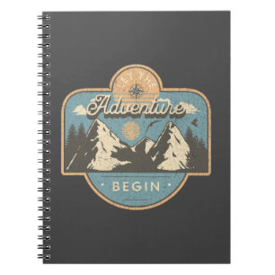 Let the adventure begin notebook