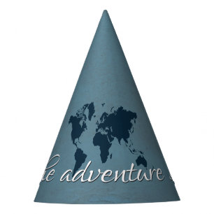 Let the adventure begin party hat