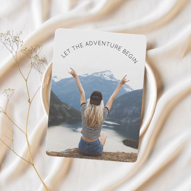 Let the Adventure Begin Photo Farewell Party Invitation (Creator Uploaded)